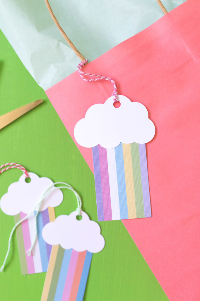 DIY Rainbow Gift Tags | Club Crafted