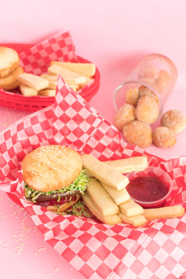 Donut Burgers + Cookie Fries | Club Crafted