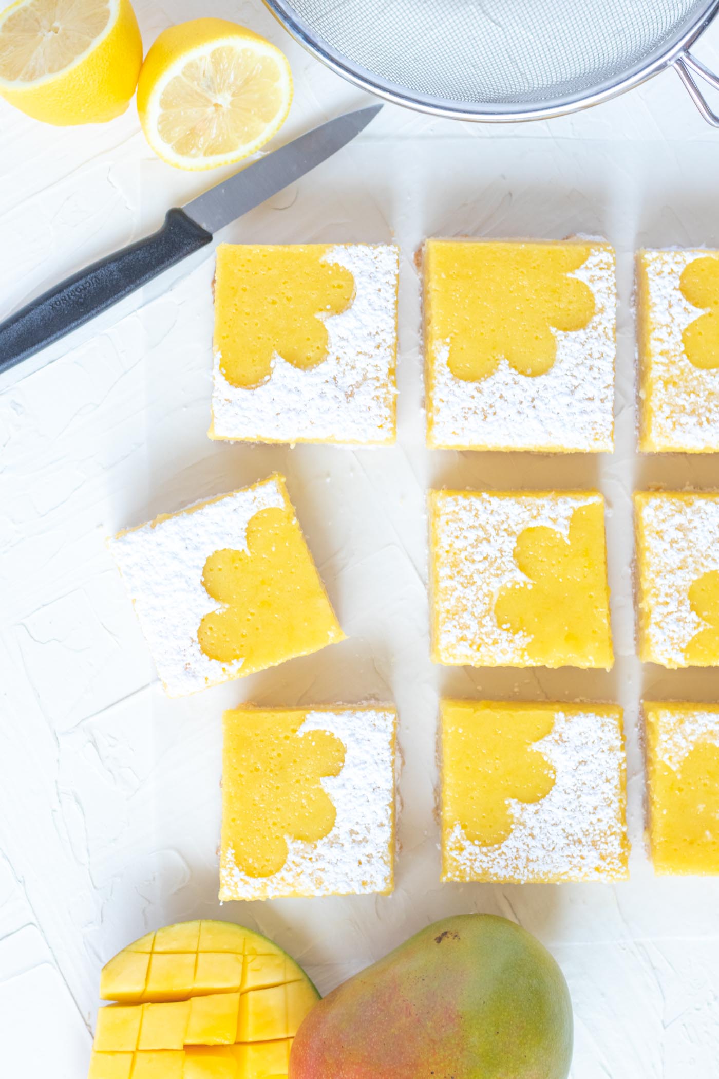 Tart Mango Bars with Shortbread Cookie Crust | Club Crafted