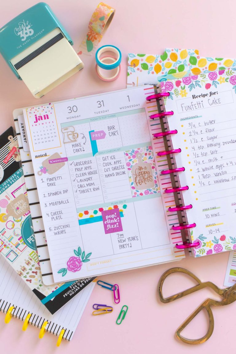 Planning with the New Miss Hostess Happy Planner | Club Crafted